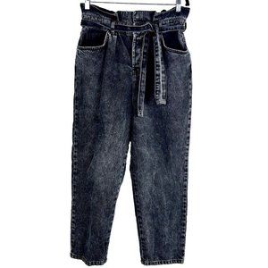 We The Free People Free People Women's Papersack Mineral Wash Black Jeans Sz 31